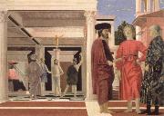 Piero della Francesca The Flagellation fo Christ France oil painting artist